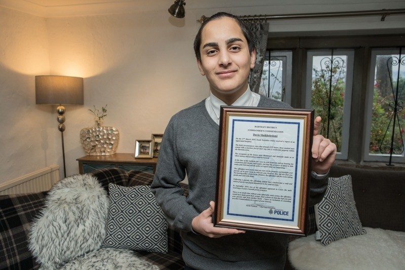 Other image for Schoolboy hailed a hero